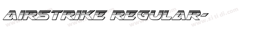 Airstrike Regular字体转换